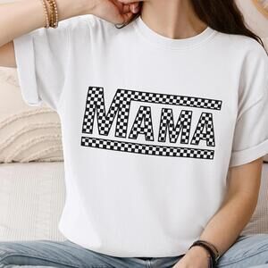 Checkered Mama T-Shirt - 90S Skater Vibe, Mother Day Gift